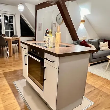 Appartement Klimatisierte Dachgeschoss-oase Mit 3 Schlafzimmern, Blick & Komfort Kehl